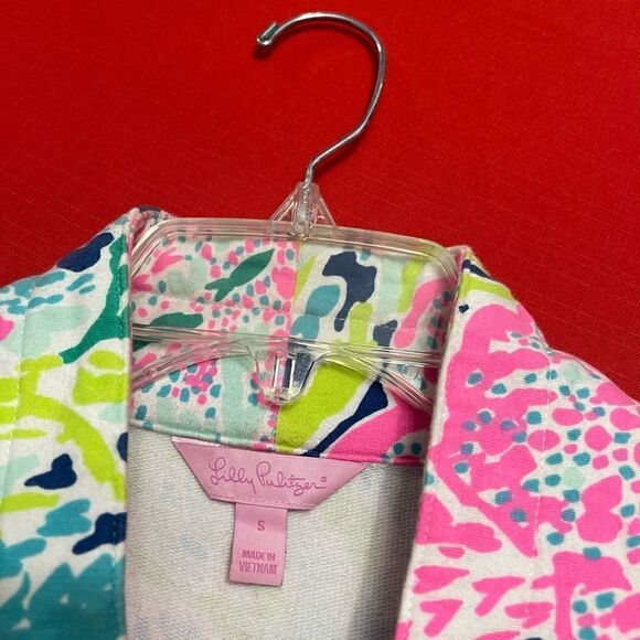 Lilly Pulitzer Let’s Cha Cha Popover Sweatshirt Size Small - Picture 6 of 9